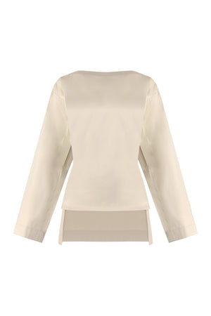 Blusa in misto cotone-0